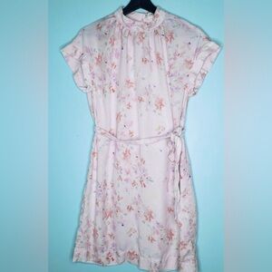 Floral Tie-Waist Dress